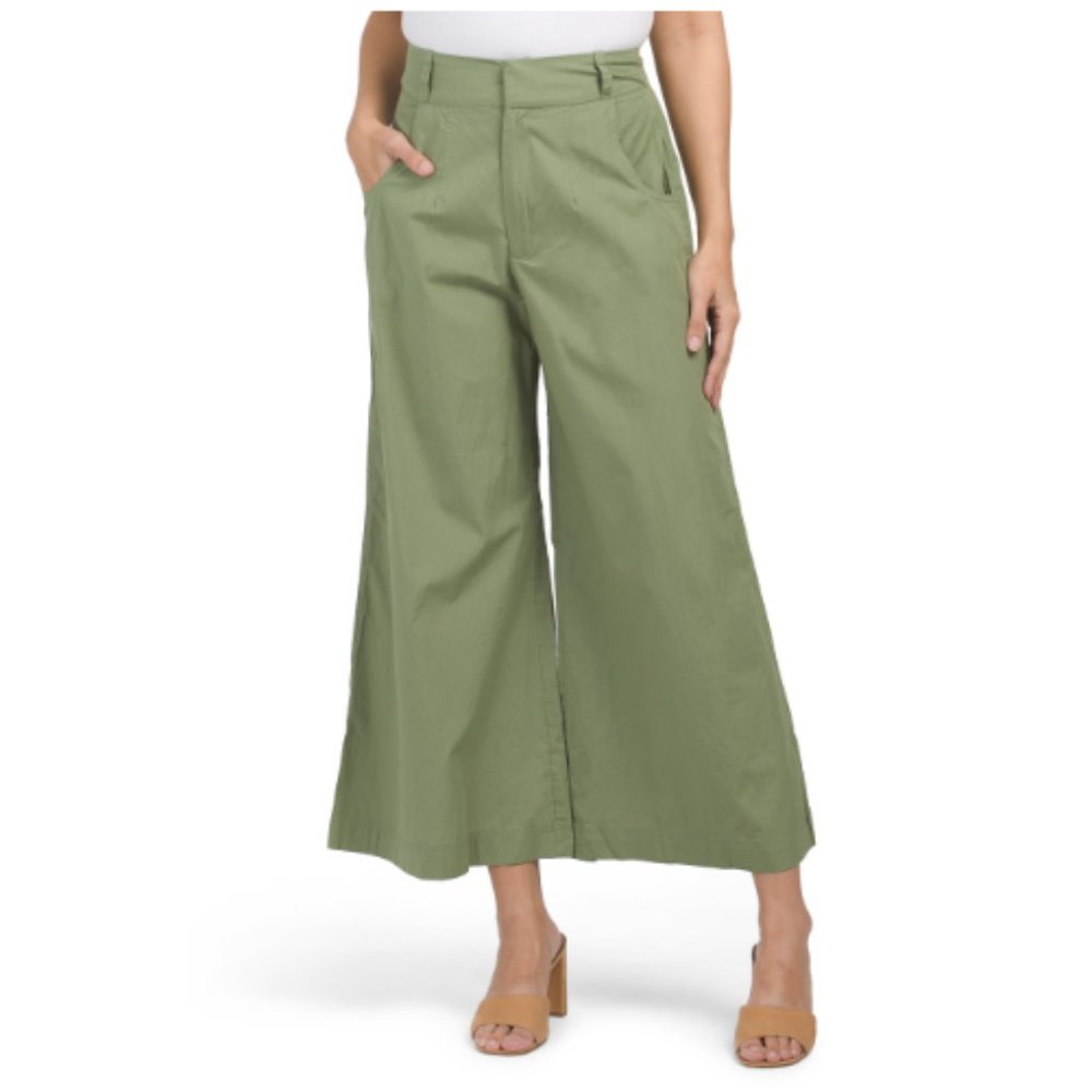 Free People Menorca Cropped Solid Pants, women's size 4 NWT
